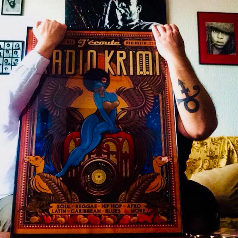 Poster Radio Krimi Pin-up 'Sahara' – Image 2