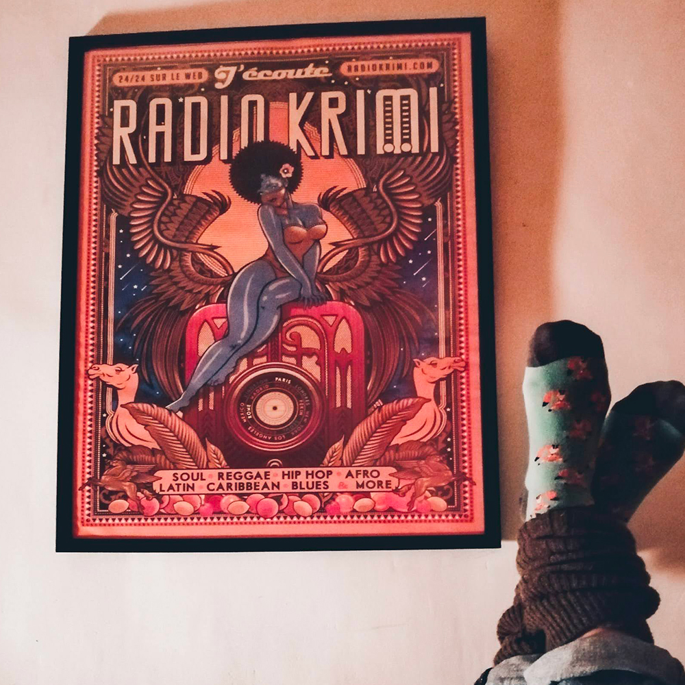 Poster Radio Krimi Pin-up 'Sahara' – Image 3