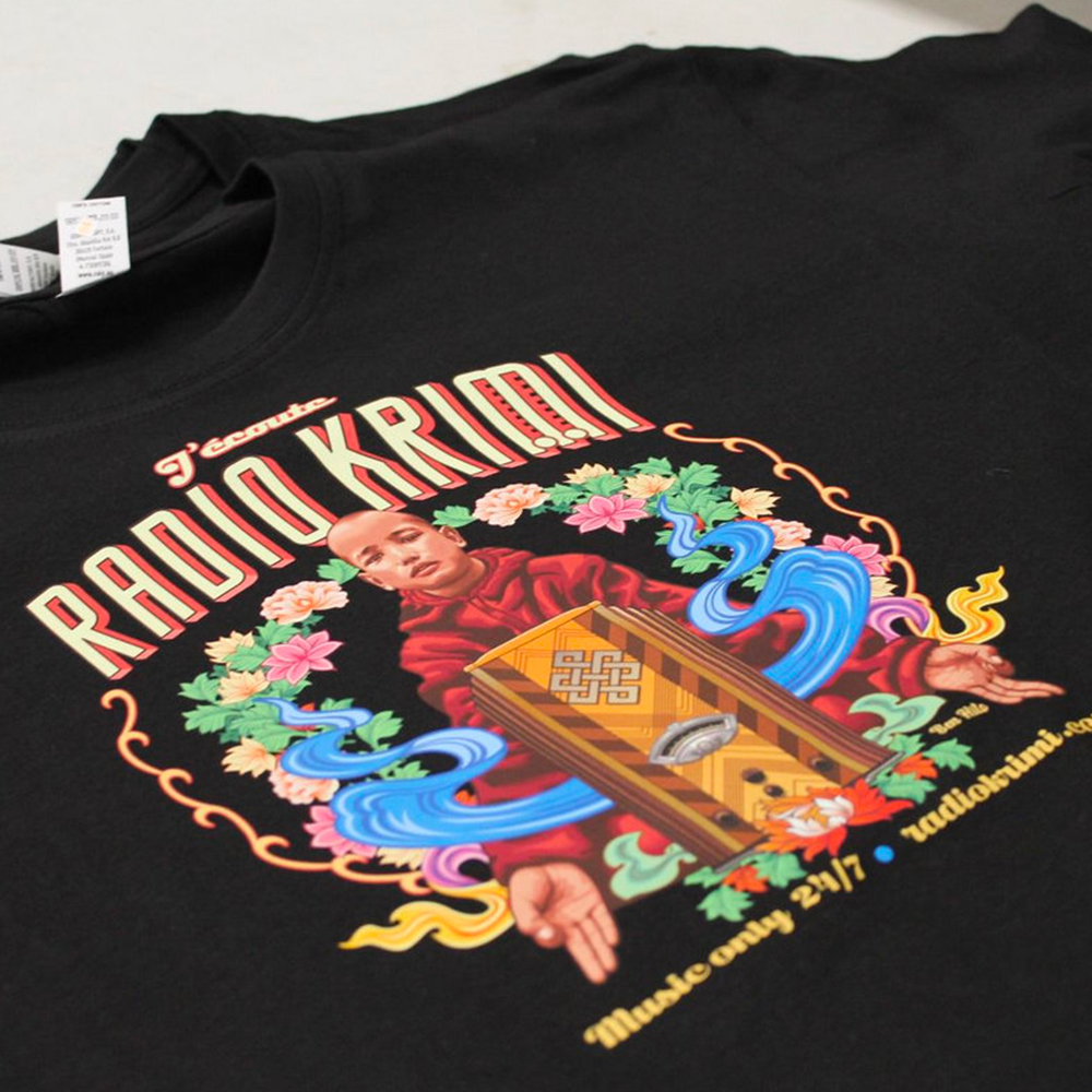 T-Shirt Radio Krimi 'HipHop Buddhist' – Image 3