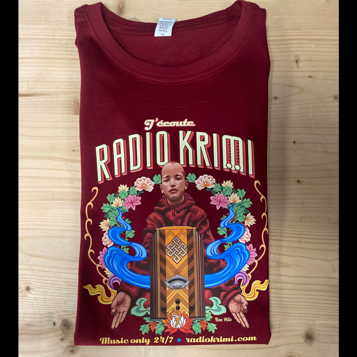 T-Shirt Radio Krimi ‘HipHop Buddhist’